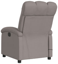 Massagesessel Taupe Stoff