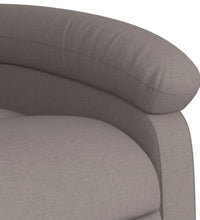 Massagesessel Taupe Stoff