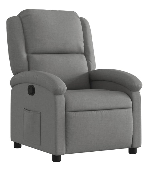 Relaxsessel Dunkelgrau Stoff