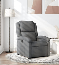 Relaxsessel Dunkelgrau Stoff