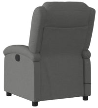 Massagesessel Dunkelgrau Stoff