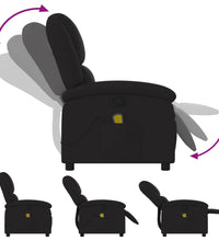 Massagesessel Schwarz Stoff