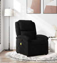 Massagesessel Schwarz Stoff