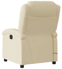 Massagesessel Creme Stoff