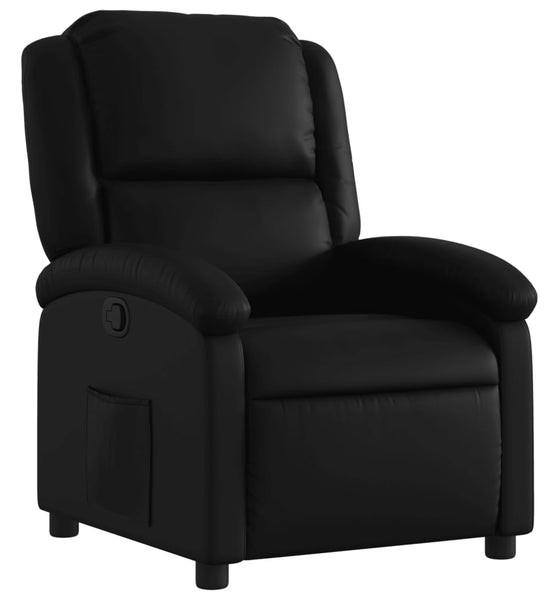Relaxsessel Schwarz Kunstleder