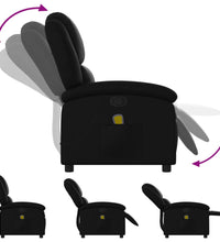 Massagesessel Schwarz Kunstleder