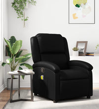 Massagesessel Schwarz Kunstleder
