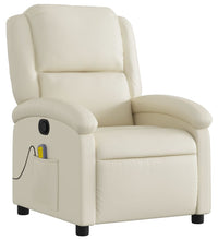 Massagesessel Creme Kunstleder