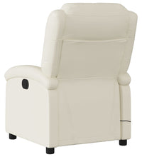Massagesessel Creme Kunstleder