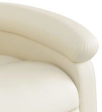 Massagesessel Creme Kunstleder