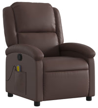 Massagesessel Braun Kunstleder