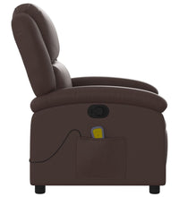 Massagesessel Braun Kunstleder