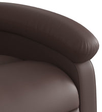 Massagesessel Braun Kunstleder