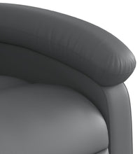 Massagesessel Grau Kunstleder