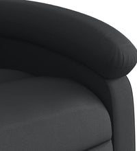 Massagesessel Schwarz Echtleder