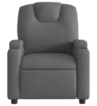 Massagesessel Dunkelgrau Stoff
