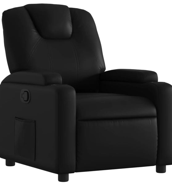 Relaxsessel Schwarz Kunstleder
