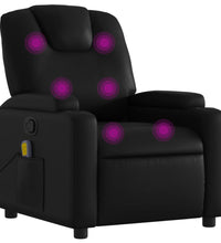 Massagesessel Schwarz Kunstleder