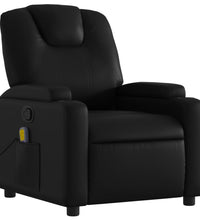 Massagesessel Schwarz Kunstleder