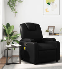 Massagesessel Schwarz Kunstleder