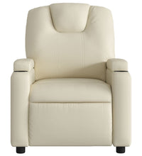 Massagesessel Creme Kunstleder