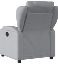 Relaxsessel Hellgrau Stoff