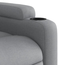 Relaxsessel Hellgrau Stoff