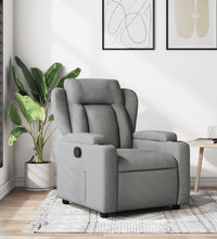 Relaxsessel Hellgrau Stoff