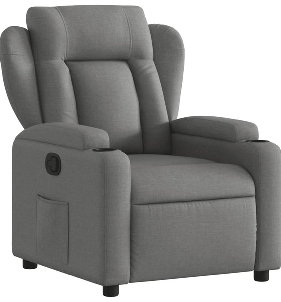 Relaxsessel Dunkelgrau Stoff