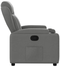 Relaxsessel Dunkelgrau Stoff