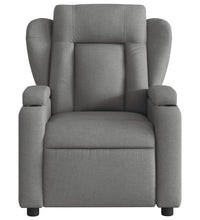 Massagesessel Dunkelgrau Stoff