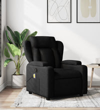 Massagesessel Schwarz Stoff