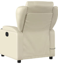 Massagesessel Creme Kunstleder