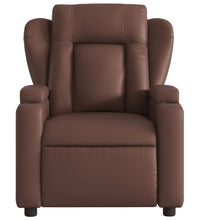 Massagesessel Braun Kunstleder