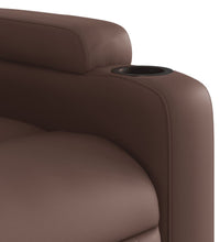 Massagesessel Braun Kunstleder