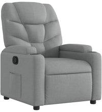 Relaxsessel Hellgrau Stoff