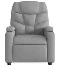 Relaxsessel Hellgrau Stoff
