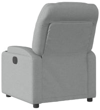 Relaxsessel Hellgrau Stoff