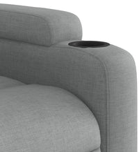 Relaxsessel Hellgrau Stoff