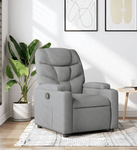Relaxsessel Hellgrau Stoff