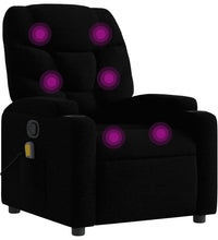 Massagesessel Schwarz Stoff