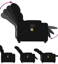Massagesessel Schwarz Stoff