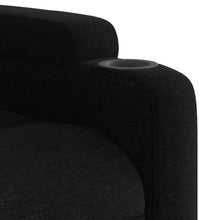 Massagesessel Schwarz Stoff