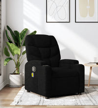 Massagesessel Schwarz Stoff