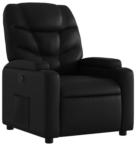 Relaxsessel Schwarz Kunstleder