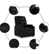 Relaxsessel Schwarz Kunstleder
