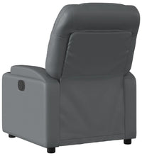 Relaxsessel Grau Kunstleder