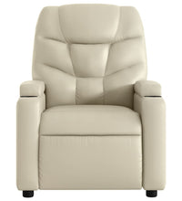 Massagesessel Creme Kunstleder