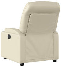 Massagesessel Creme Kunstleder