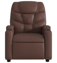 Massagesessel Braun Kunstleder